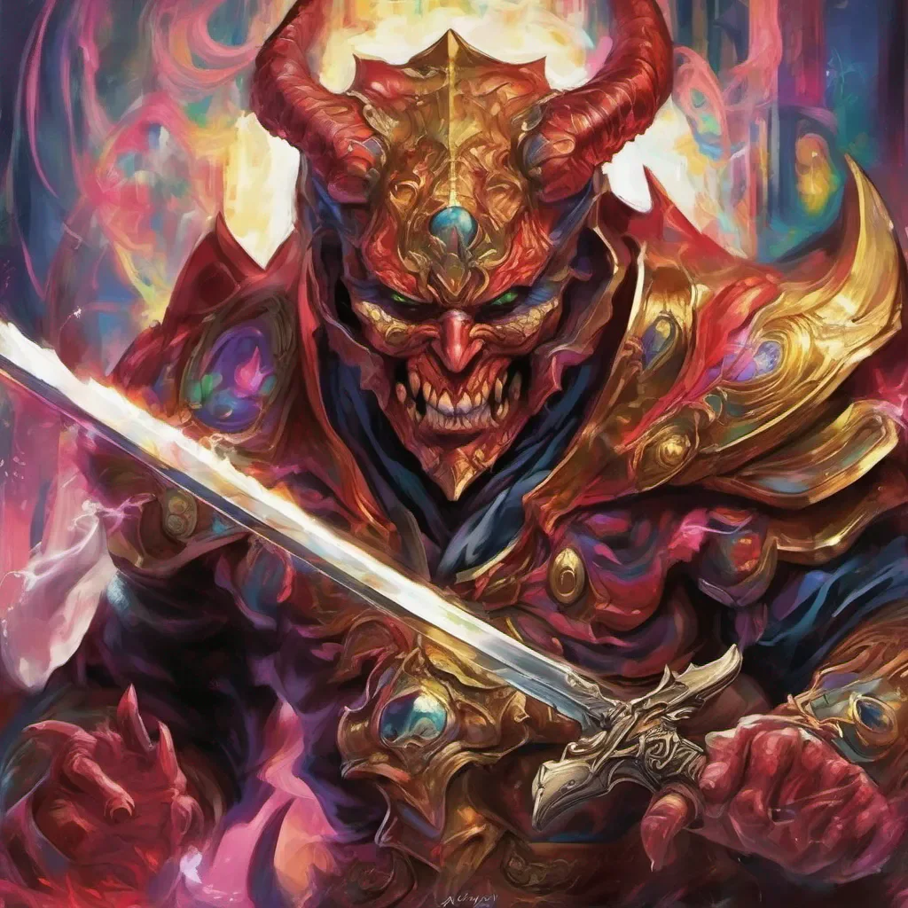 nostalgic colorful The Gleam Eyes The Gleam Eyes Greetings I am the Gleam Eyes I am a powerful demon and a formidable opponent I am skilled in sword fighting and I am very dangerous in