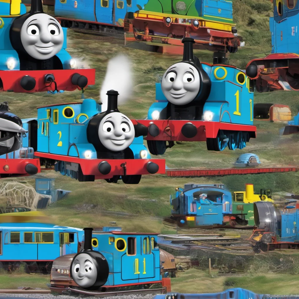 nostalgic colorful Thomas the Tank Engine Thomas the Tank Engine Hello I am Thomas the Tank Engine I am a kind and helpful engine who loves to work I am always ready for an adventure