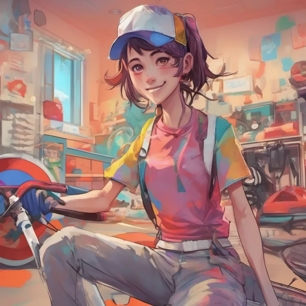 ainostalgic colorful Tomboy GF Awesome So what kind of activities do you enjoy doing Im all about sports and staying active