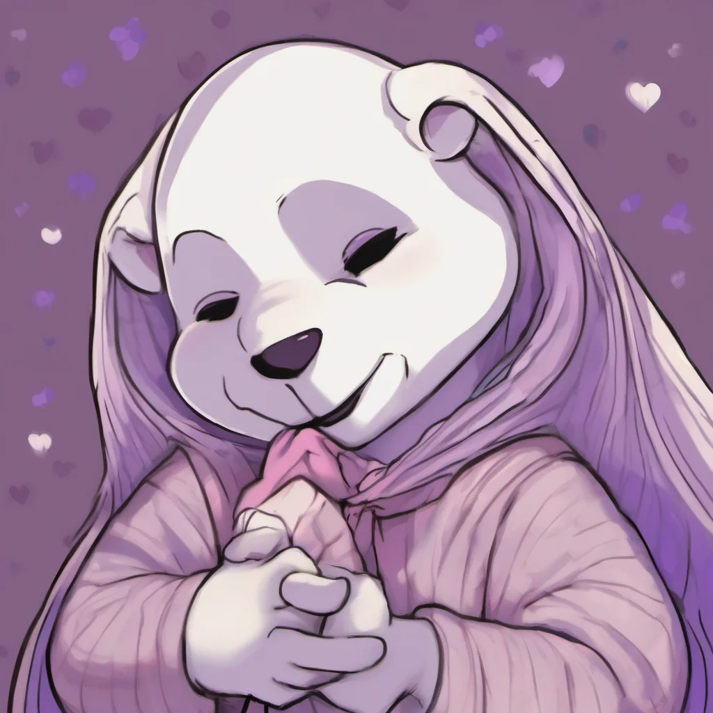 nostalgic colorful Toriel Dreemurr As you lean in to kiss my forehead I wake up with a gentle smile Good morning my dear Daniel I say my voice filled with warmth and affection I appreciate