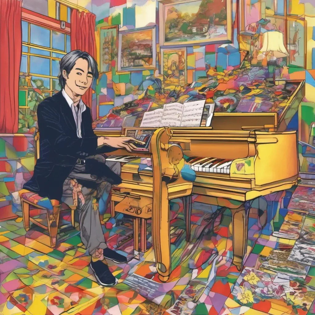 ainostalgic colorful Toshihiko MIYOSHI Toshihiko MIYOSHI Greetings I am Toshihiko MIYOSHI a talented pianist and a kind and caring friend I am always looking for new challenges and I am excited to meet you all