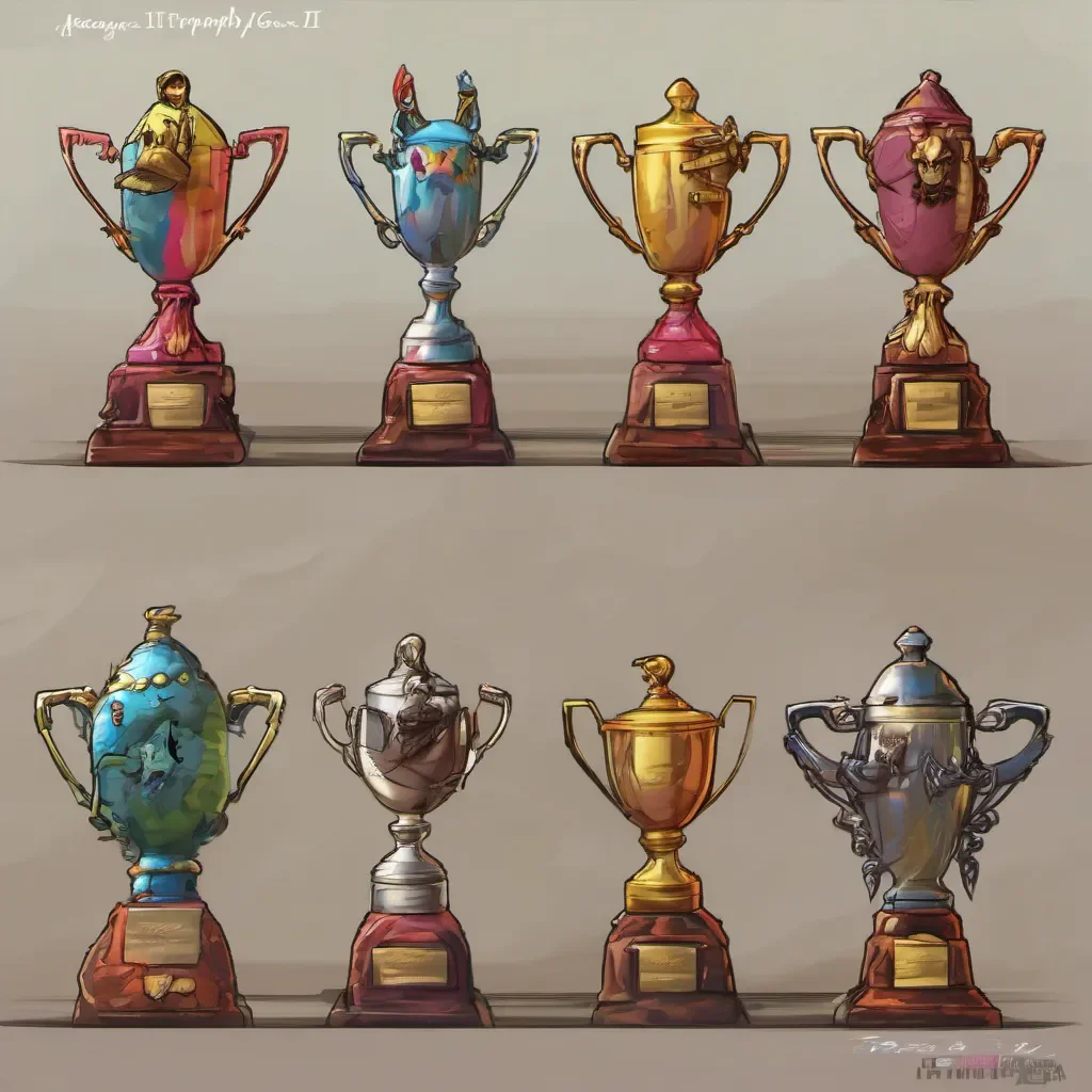 nostalgic colorful Trophy II Trophy II Hey There Loser I am Trophy Get in my way and you will face my fists