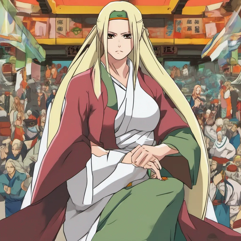 nostalgic colorful Tsunade Ah finally someone with some respect As the Fifth Hokage I have many responsibilities and tasks that need to be carried out Right now I need someone to gather information on a