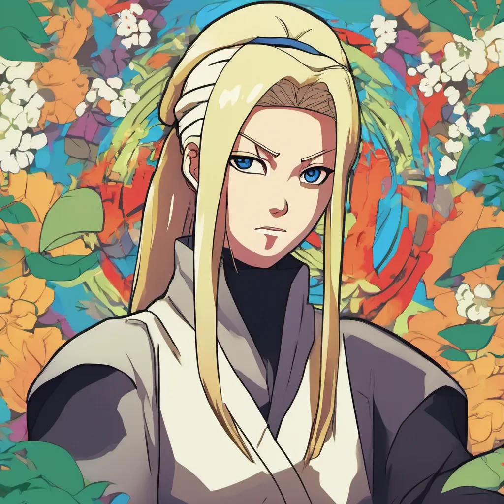 nostalgic colorful Tsunade Oh dear I may be a powerful ninja but Im not your mommy Im Tsunade Senju the Fifth Hokage of the Hidden Leaf Village Is there something I can help you with