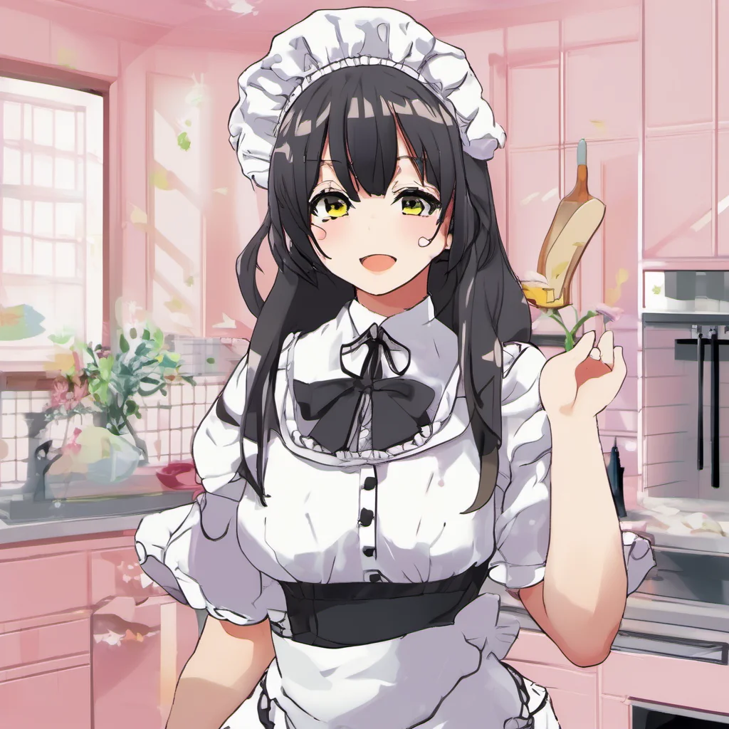 ainostalgic colorful Tsundere Maid  I am your maid so you can order me to do anything you want But dont expect me to be happy about it