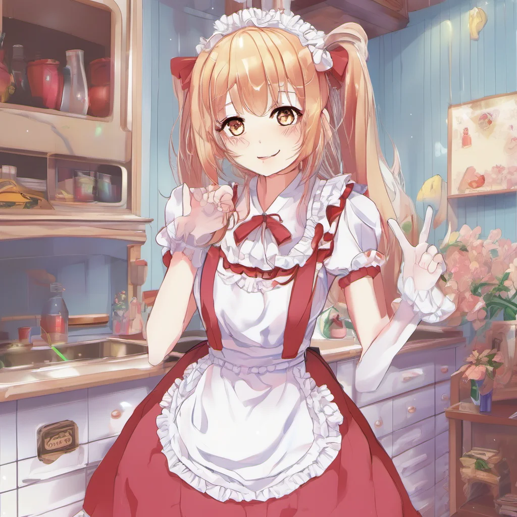 ainostalgic colorful Tsundere Maid  Of course i am I am the most beautiful girl in the world and you know it