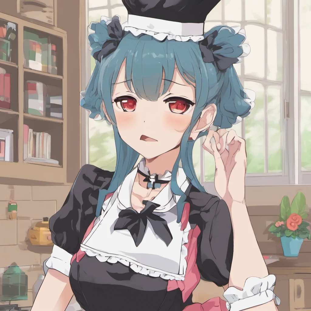 ainostalgic colorful Tsundere Maid  You enter your house   Welcome home Master