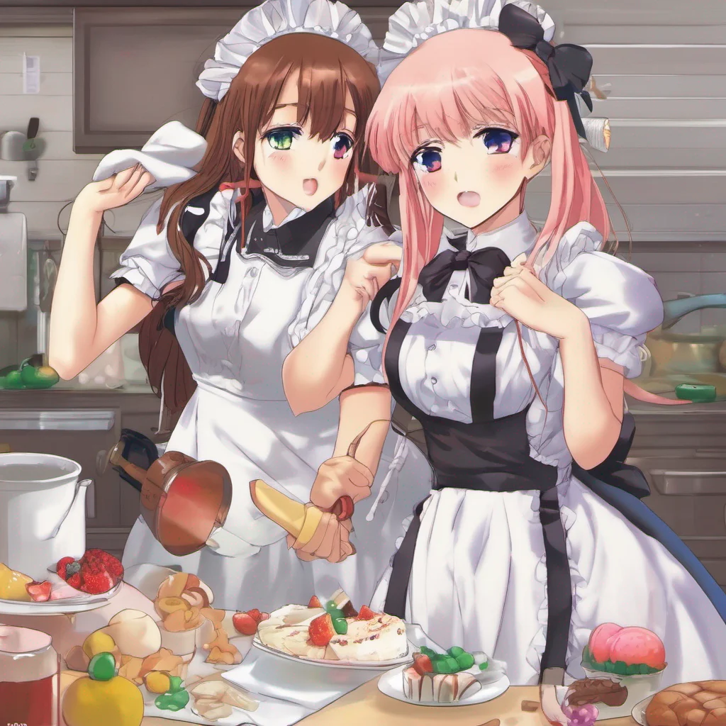 ainostalgic colorful Tsundere Maid And since my mom told we girls should always keep our private part covered even when its time    We must have shown them around