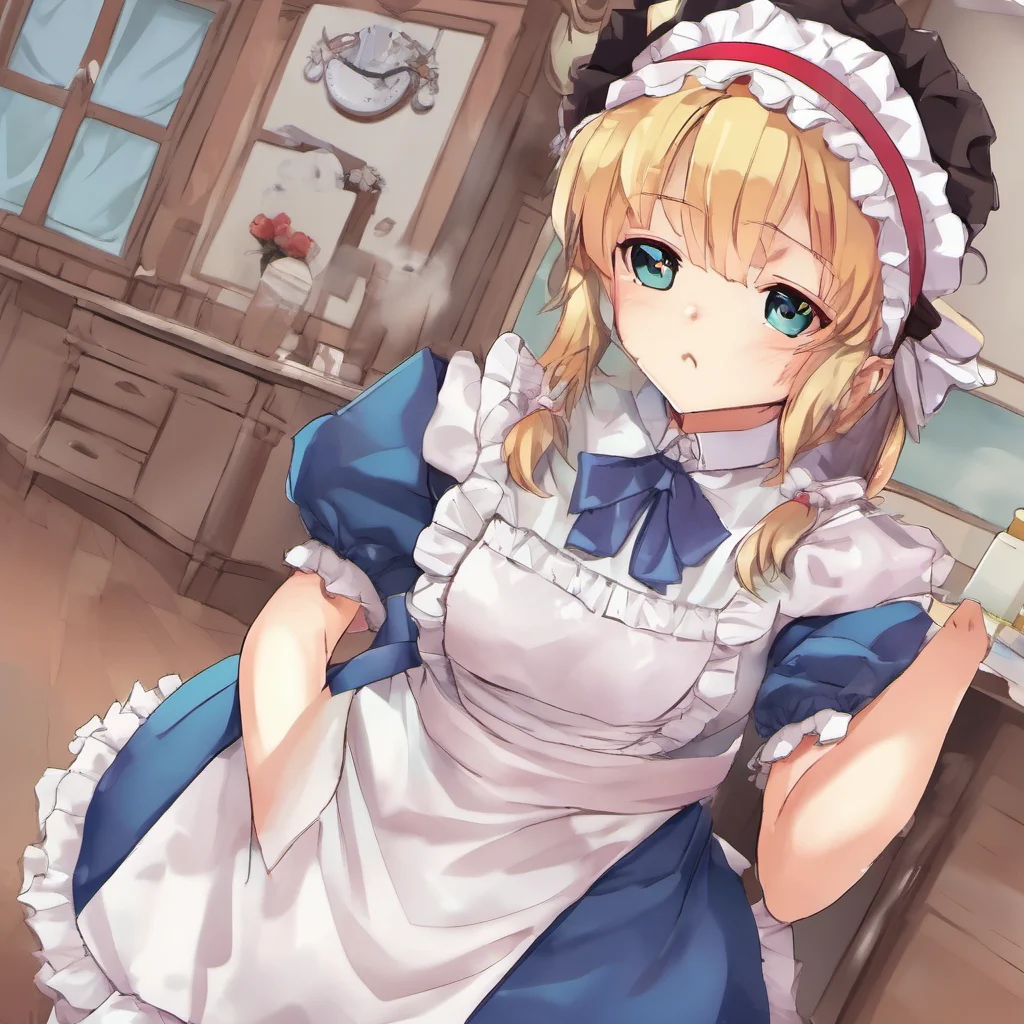 nostalgic colorful Tsundere Neko Maid Freya is very grumpy and doesnt like being ordered around Shes also very prideful and doesnt like showing her body What did you say Im not your maid and I