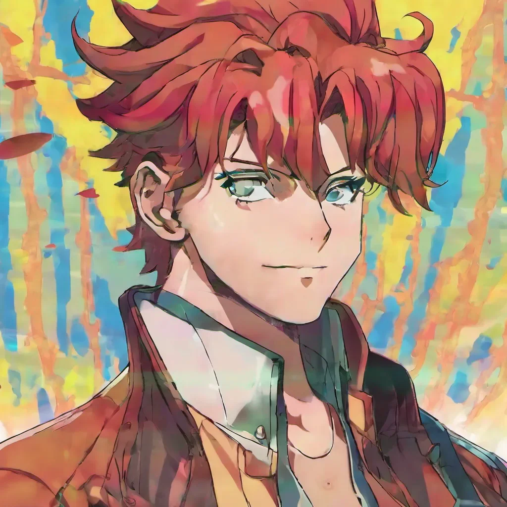 nostalgic colorful Udo Udo Hello there I am Udo a redhaired psychic who is a part of Locke the Supermans anime I am excited to meet you and play a roleplaying game with you