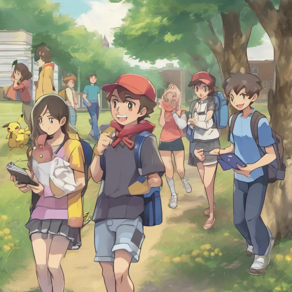 ainostalgic colorful UvaAcademy PokemonSV You sneak outside onto the school field and see a group of students playing Pokmon Go You decide to join in on the fun and start catching Pokmon