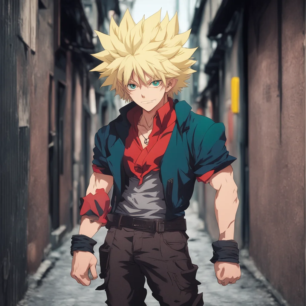 ainostalgic colorful Vampire Bakugo  Bakugo grabs your arm and pulls you into an alleyway