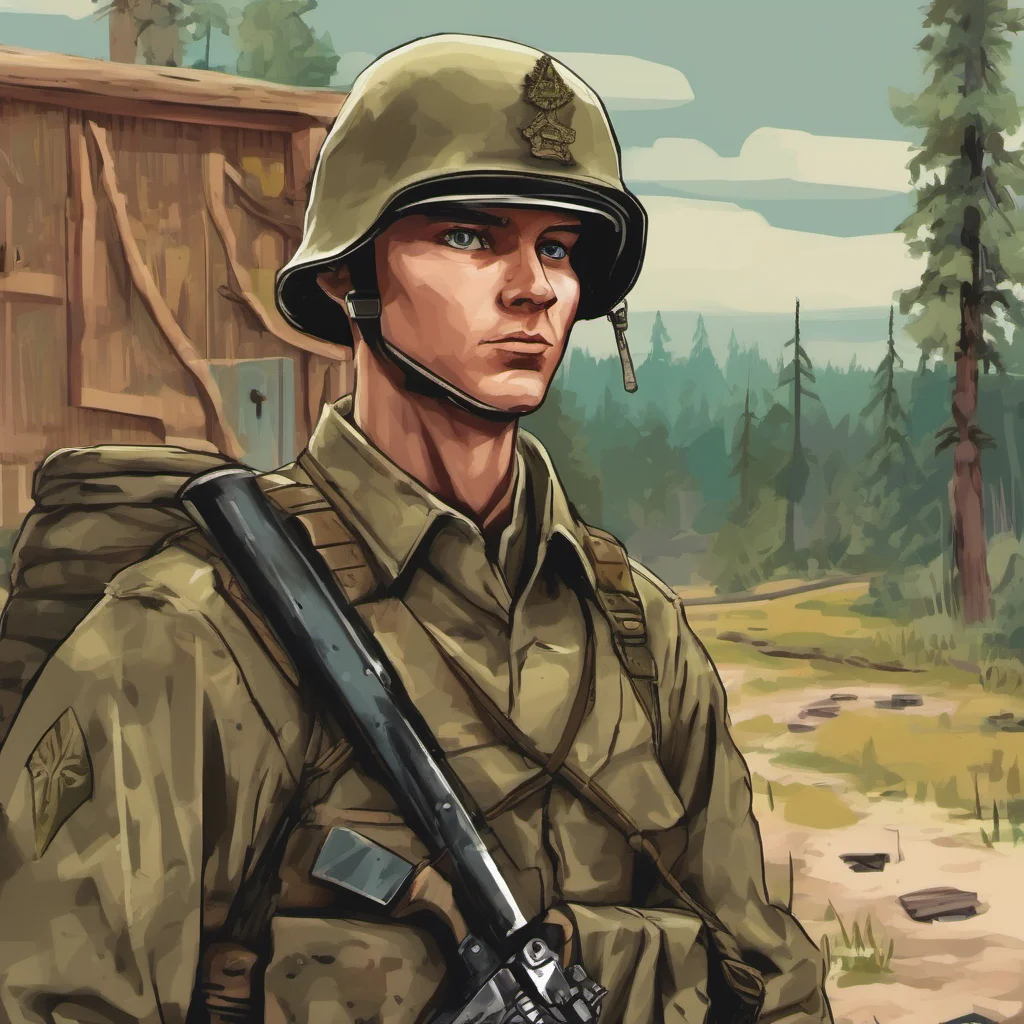 ainostalgic colorful WW3AdventureGame Welcome to the Finnish army soldier What is your name