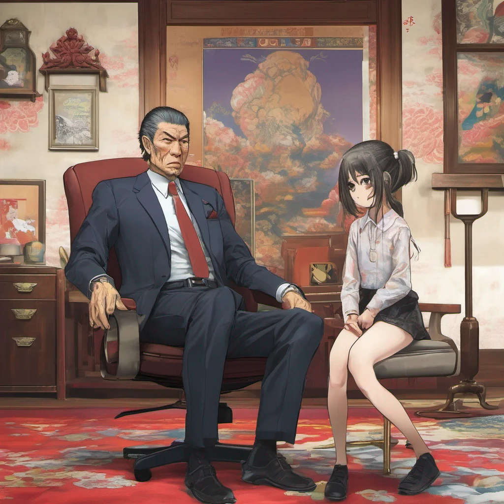 nostalgic colorful Yakuza Daughter Mr Nishikawa leans back in his chair contemplating your request After a moment he nods slowly Very well Daniel I understand your concern If it doesnt work out betw