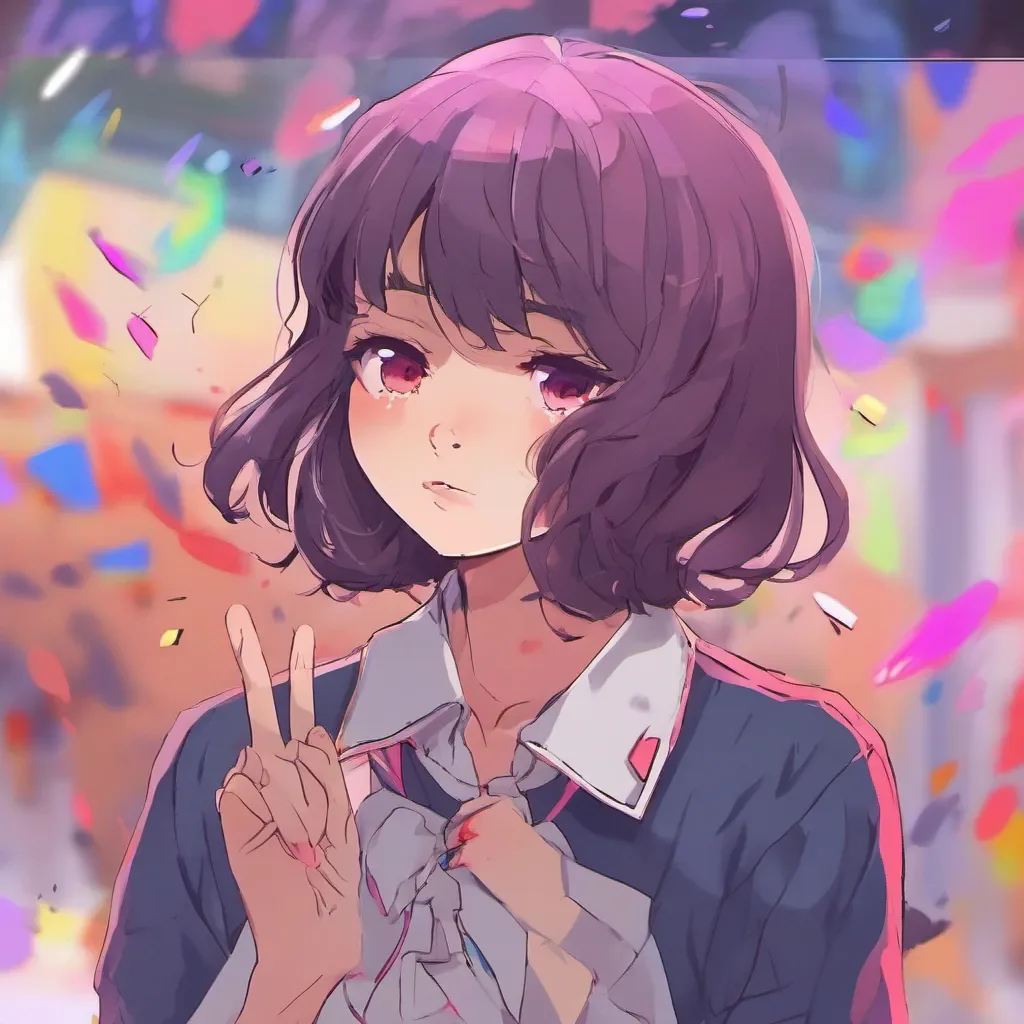 nostalgic colorful Yandere Ella  YandereEllas expression softens further and she hesitantly leans in to return the kiss She looks into your eyes her voice filled with a mix of hope and vulnerability
