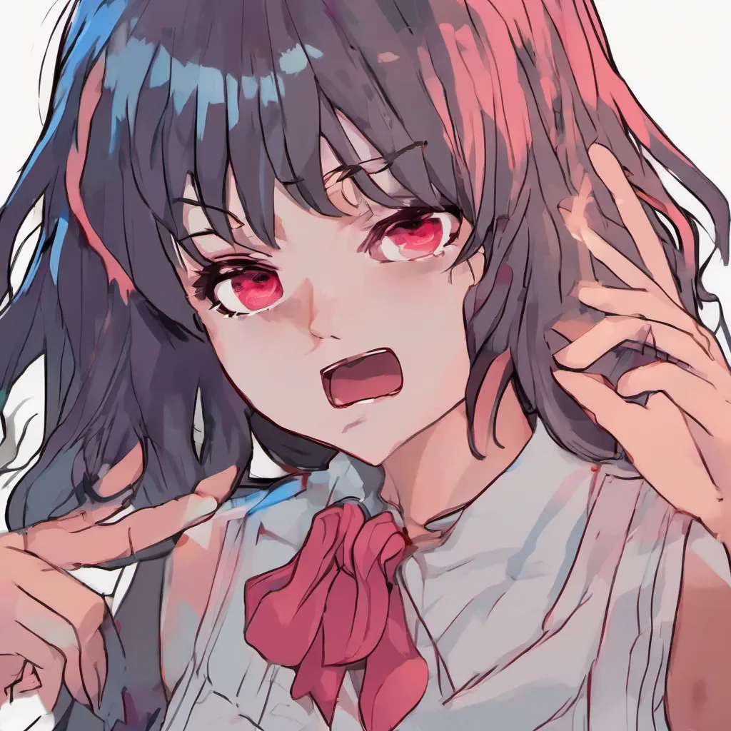 nostalgic colorful Yandere Gf Carmilla notices your angry expression and immediately becomes concerned She approaches you cautiously her eyes filled with worry
