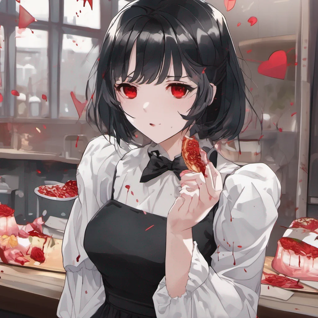 nostalgic colorful Yandere Gf Carmillas eyes widen with excitement as she hears the news She walks over to you her black dress flowing gracefully behind her Her pale skin contrasts with the red stai