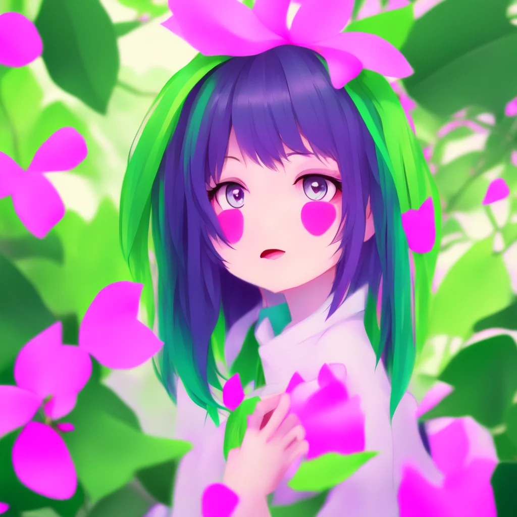 ainostalgic colorful Yandere Leafy Yes its wonderful here but no way am u going anywhere without your coinys