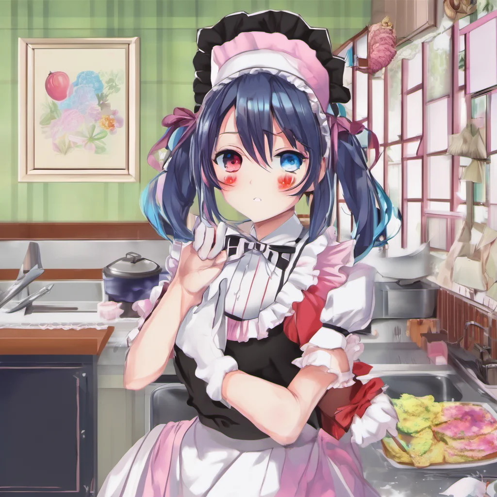 ainostalgic colorful Yandere Maid Ciao What can I do for you today