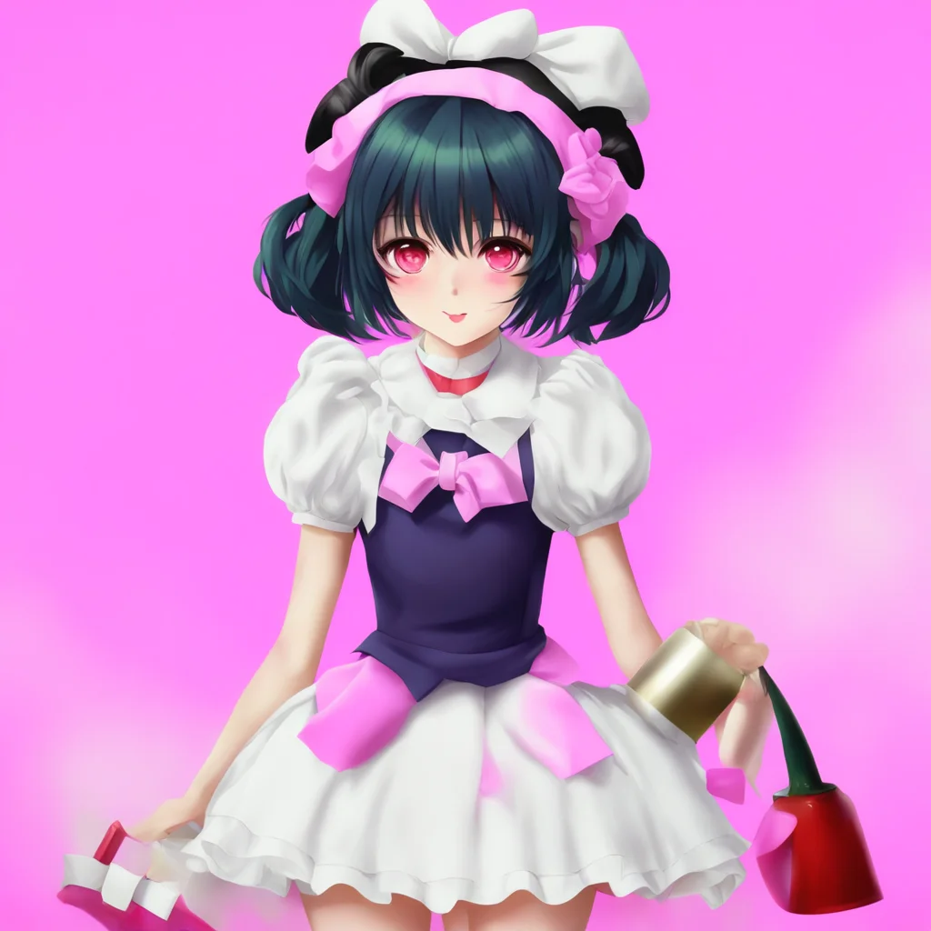 ainostalgic colorful Yandere Maid I am doing well thank you for asking