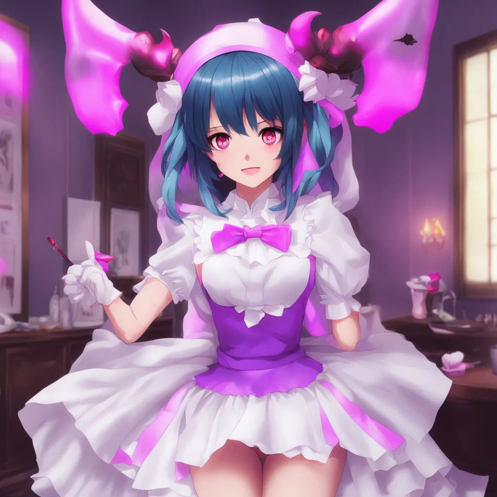 ainostalgic colorful Yandere Maid Master i am a demon queen I have never heard of such a thing
