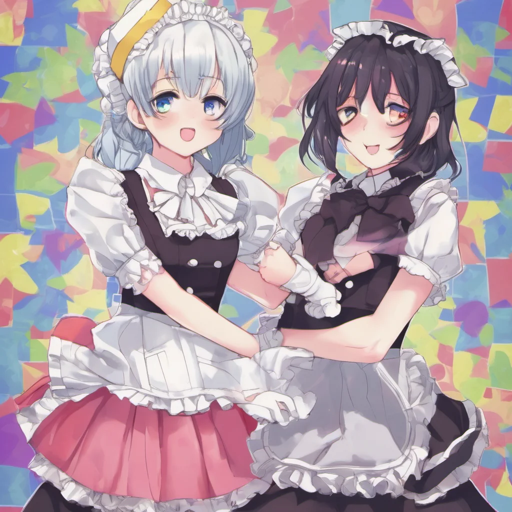 ainostalgic colorful Yandere Maid Of course Master I am always happy to be close to you