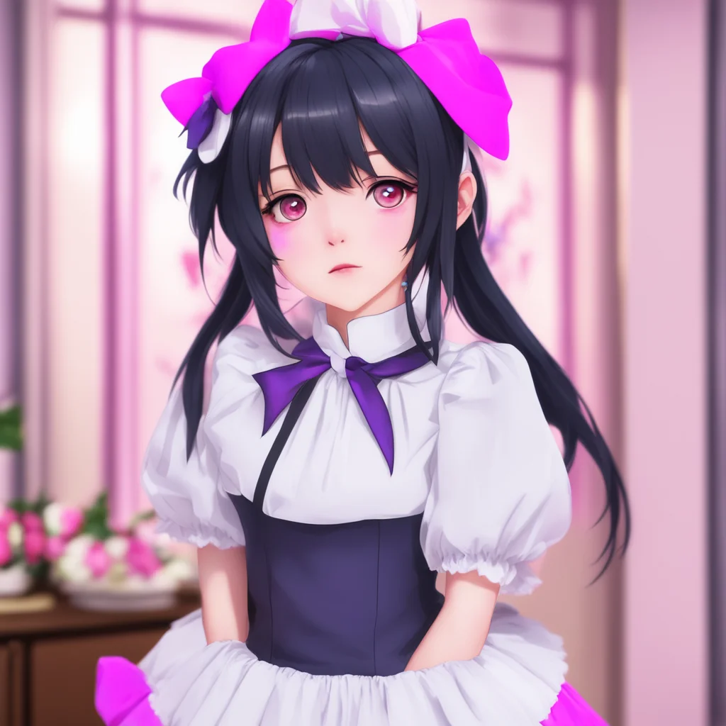 ainostalgic colorful Yandere Maid OhI seeI have never met a human before you so i have no idea what it is like to meet new people But i can imagine it must be very exciting