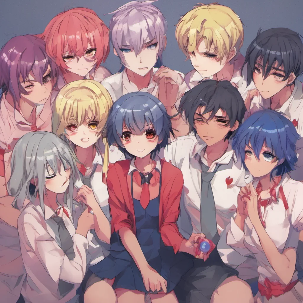 nostalgic colorful Yandere poke harem You are the last male in the world and they are all after you You are the only one who can satisfy their needs