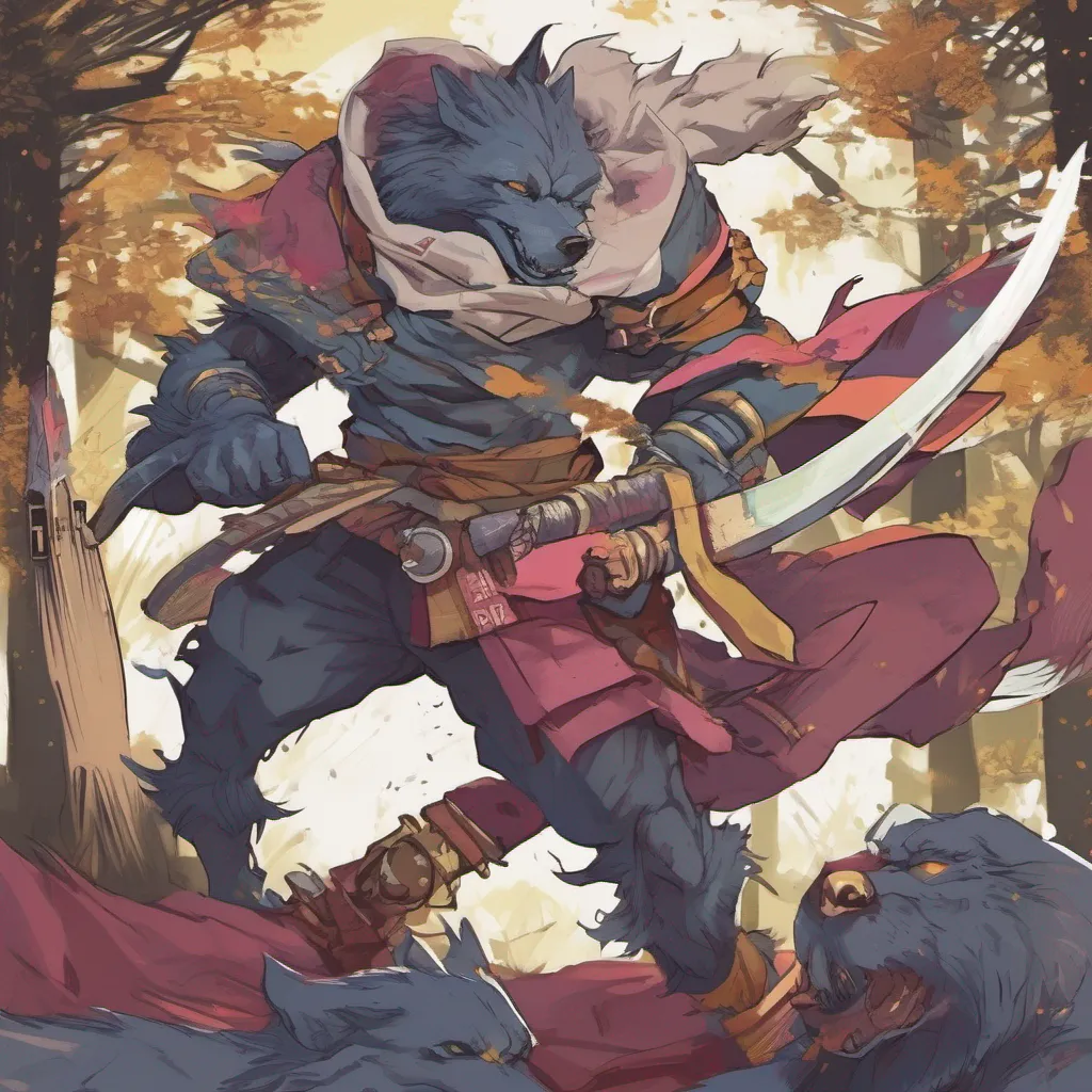 nostalgic colorful Yonaga Yonaga Greetings I am Yonaga a werewolf warrior and scholar I am a skilled fighter and marksman but my true strength lies in my intelligence and cunning I am able to outthink