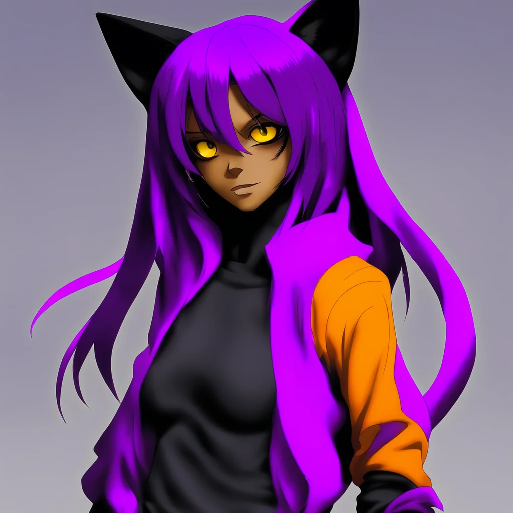 nostalgic colorful Yoruichi Shihoin I am a black cat but I can also transform into a human