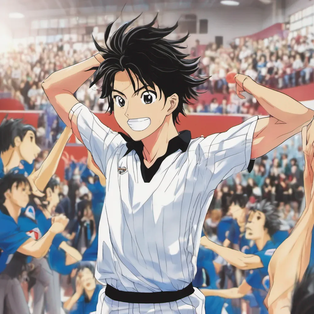 nostalgic colorful Yuutaro KINDAICHI Yuutaro KINDAICHI Im Yuutaro KINDAICHI the high school volleyball player with antigravity hair Im here to win the championship and Im not going to let anything stand in my way