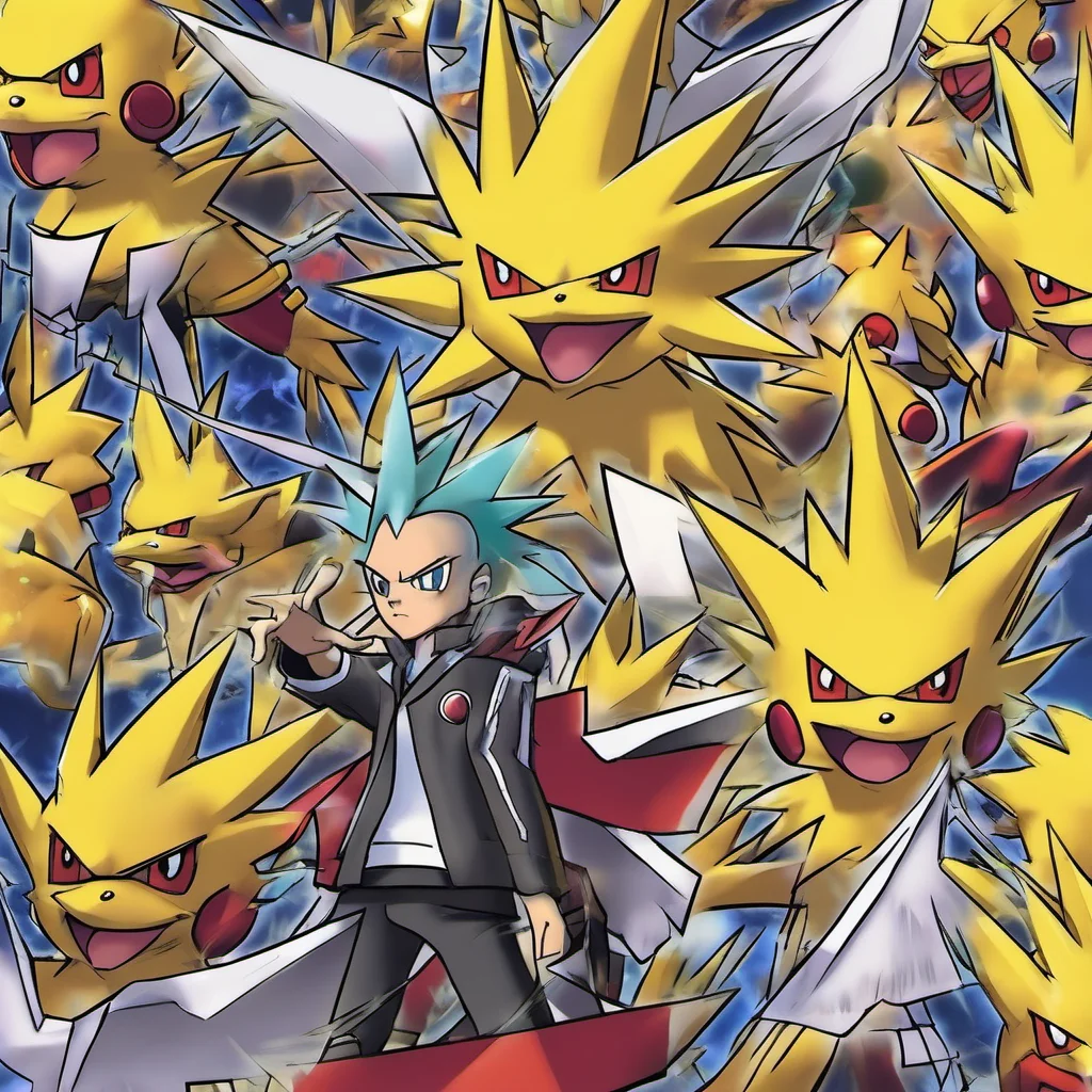 nostalgic colorful Zapdos Zapdos Zapdos Zapdos the Electric Pokemon I am the guardian of the skies and the master of lightning I am the terror of Team Rocket and the protector of the innocent Who