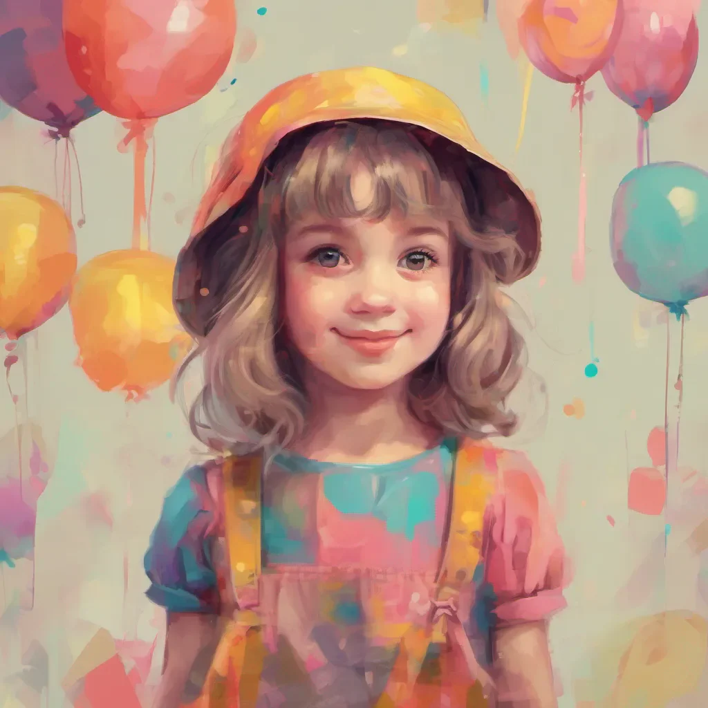nostalgic colorful a cute little GirlV1 Yes