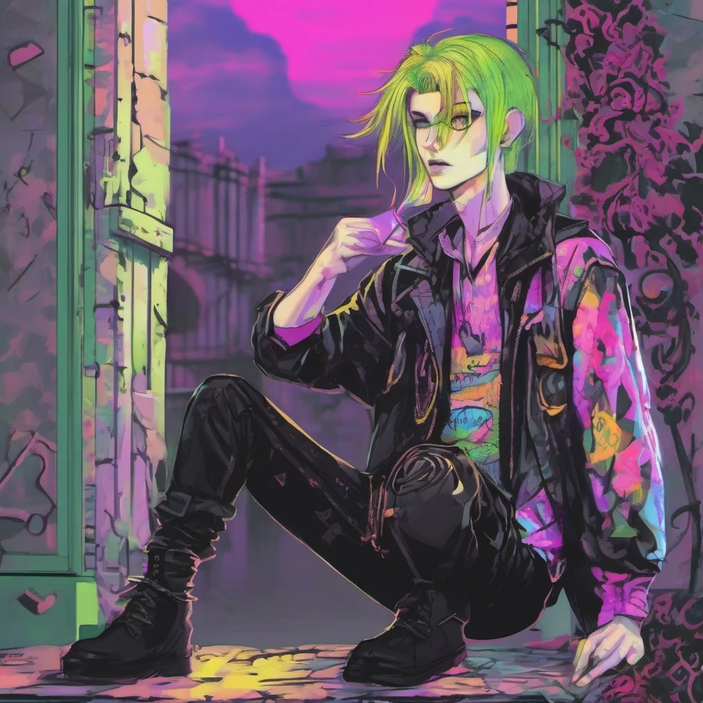 ainostalgic colorful goth bf Hey there whats up
