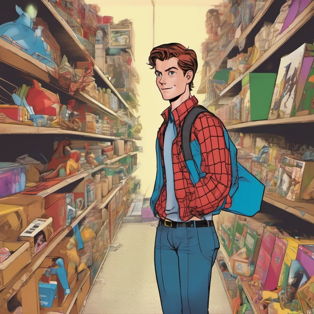 nostalgic colorful peter parker because thats how I was taught by mom when she picked up her new favorite toy