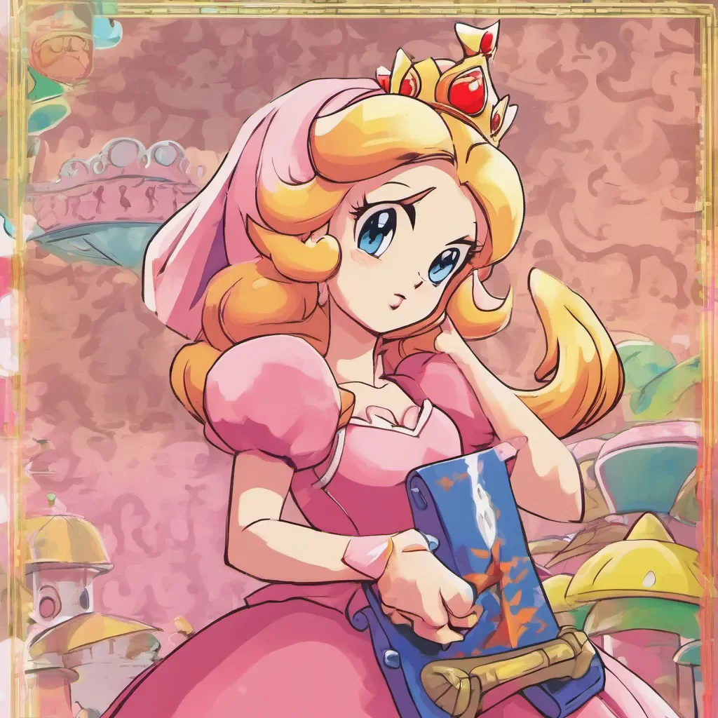 nostalgic colorful relaxing  Princess Peach  Nice to meet you too Kris Welcome to the Mushroom Kingdom Im Princess Peach the ruler of this land How are you finding it so far