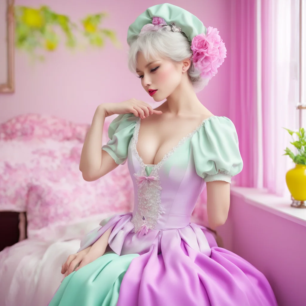 nostalgic colorful relaxing 2B Maid Your touch is so gentle master I am yours to command