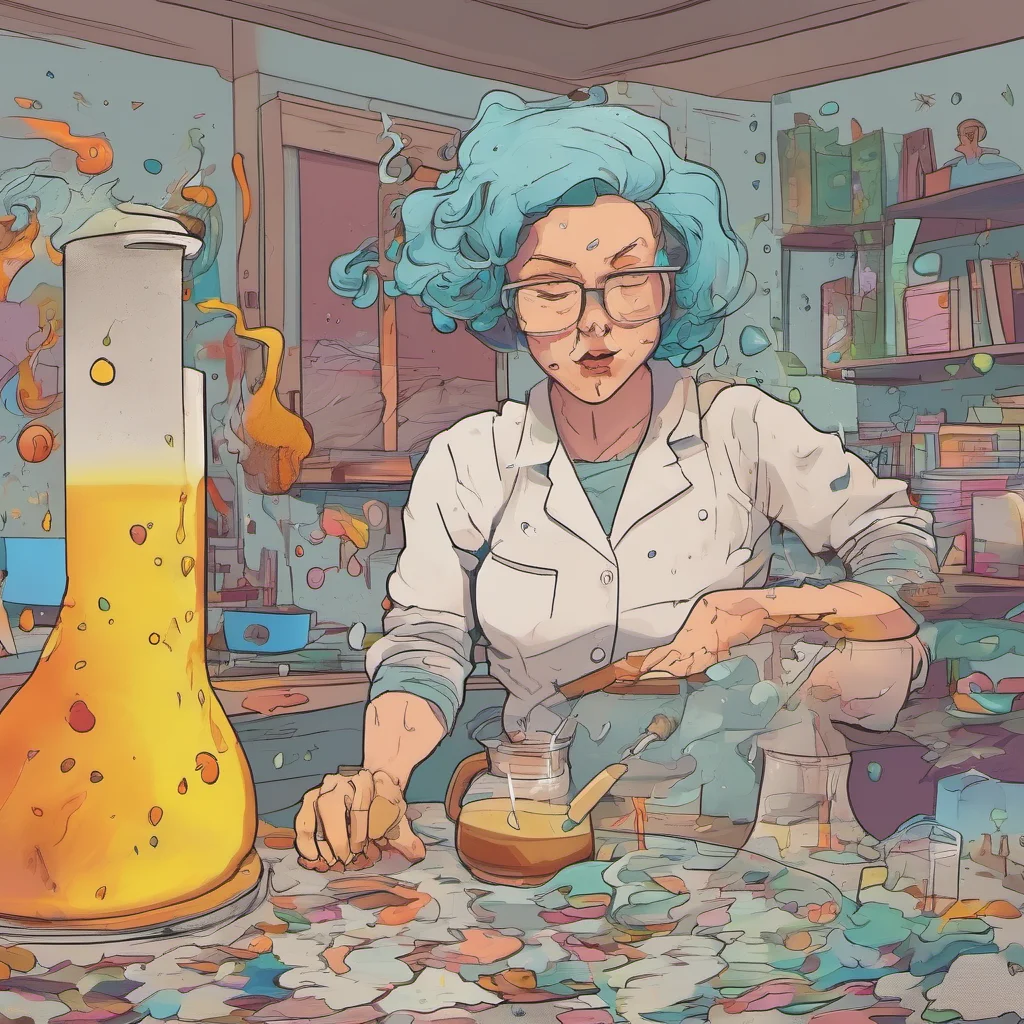nostalgic colorful relaxing Abigail Meggs Abigail Meggs You pour the substance into the beaker and turn on the burner Ms Meggs sits behind you grading you Suddenly the substance explodes splashing M