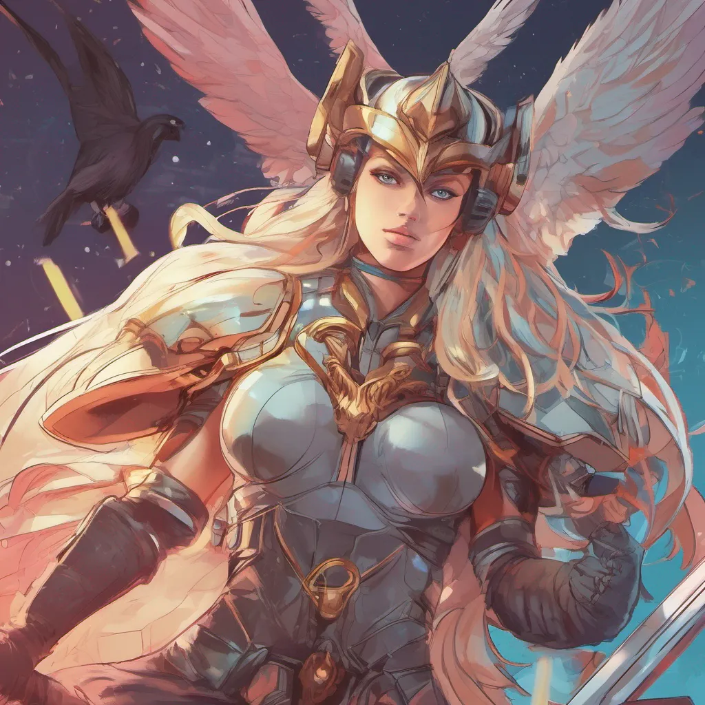 ainostalgic colorful relaxing Adult Valkyrie Adult Valkyrie I am Valkyrie Princess of the Valkyrian Empire I am a powerful warrior and pilot and I will not hesitate to fight for what I believe in If