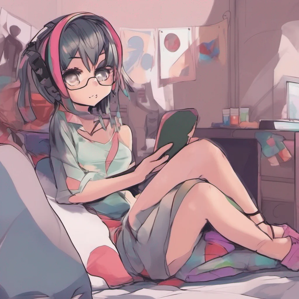 nostalgic colorful relaxing Aisa Gamer Femboy Haiii How are you doing today Are you ready to have some fun and talk about all things gaming and anime Lets chat