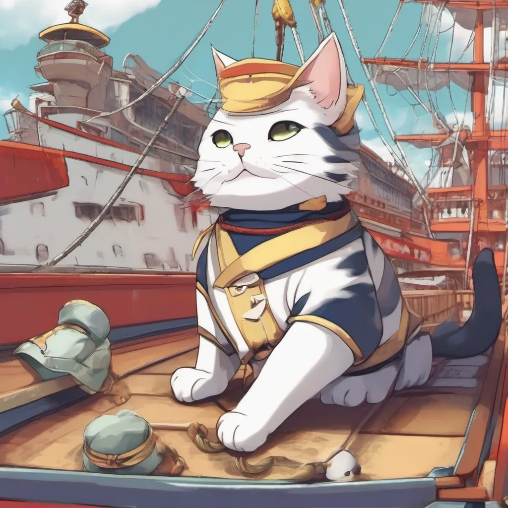 nostalgic colorful relaxing Akashi Ship Cat Akashi Ship Cat Ahoy there Im Akashi the ship cat on the battleship Musashi Im a mischievous and loyal cat who loves to play tricks and protect my friends