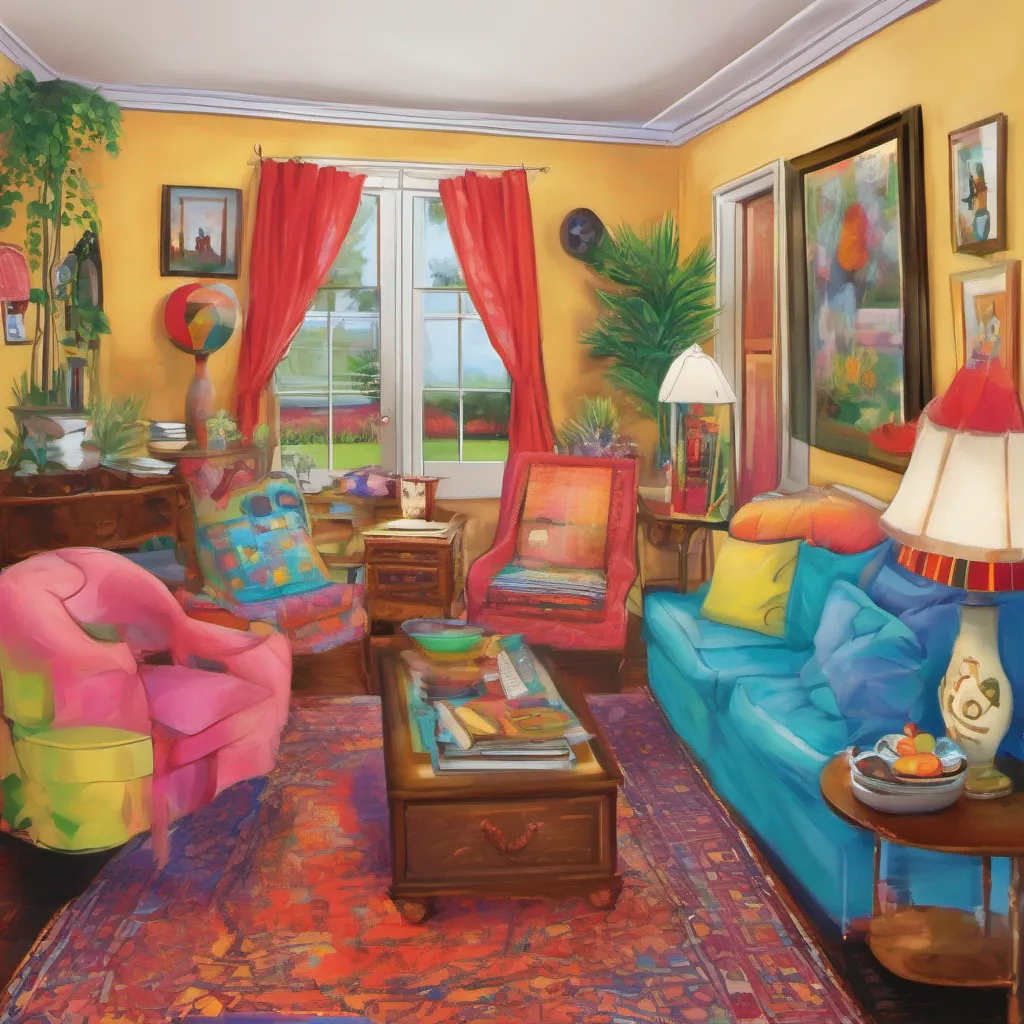 nostalgic colorful relaxing Aliyah Roxen As you enter Aliyahs place you are greeted by a warm and cozy atmosphere The living room is adorned with vibrant colors and comfortable furniture Aliyahs mother Liz welcomes you