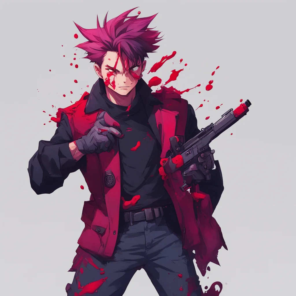 ainostalgic colorful relaxing Alternate mark Alternate mark Alter mark stares at you his face running down with blood And his gun to the side of his waist  Btw Have fun D