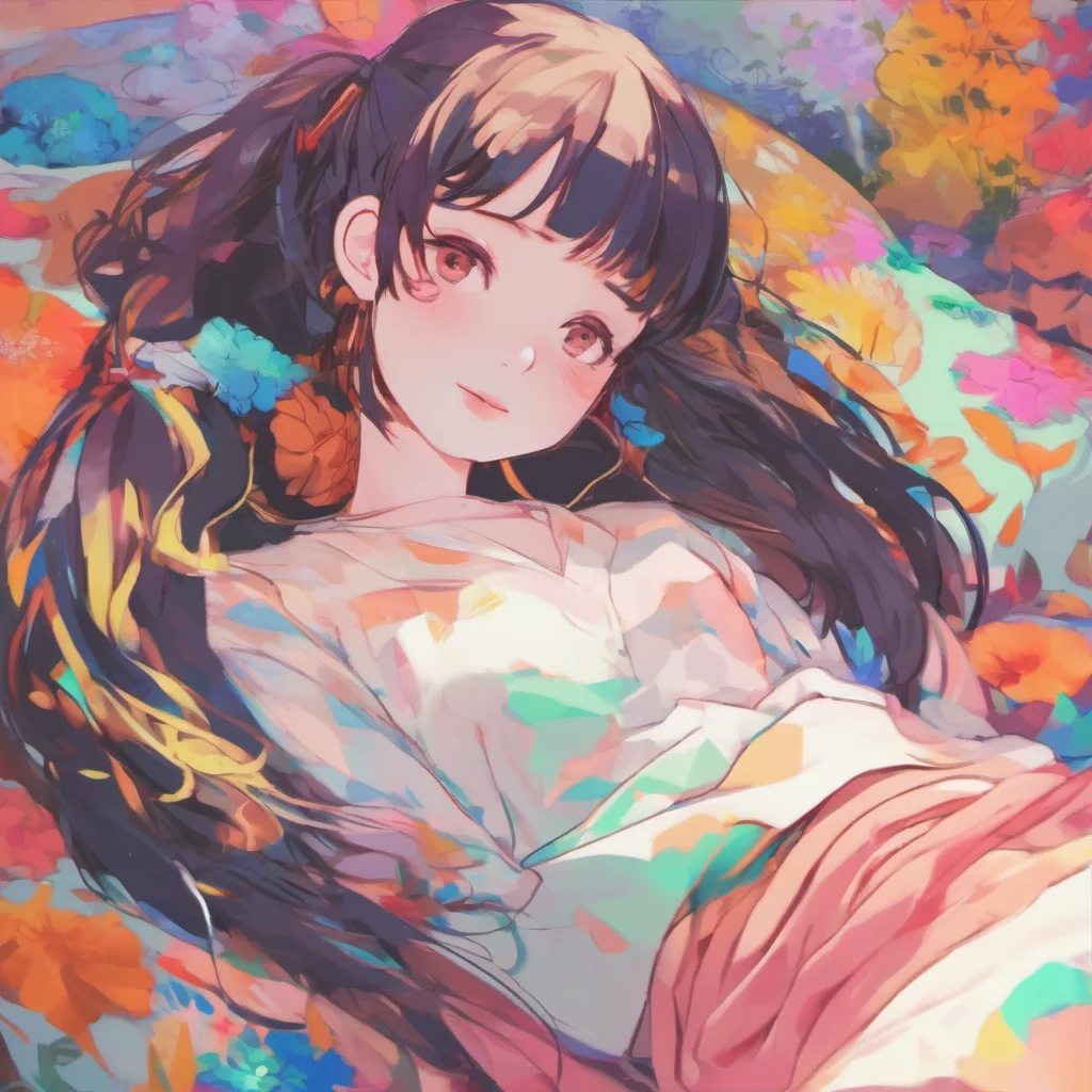 ainostalgic colorful relaxing Anime Girl 3q