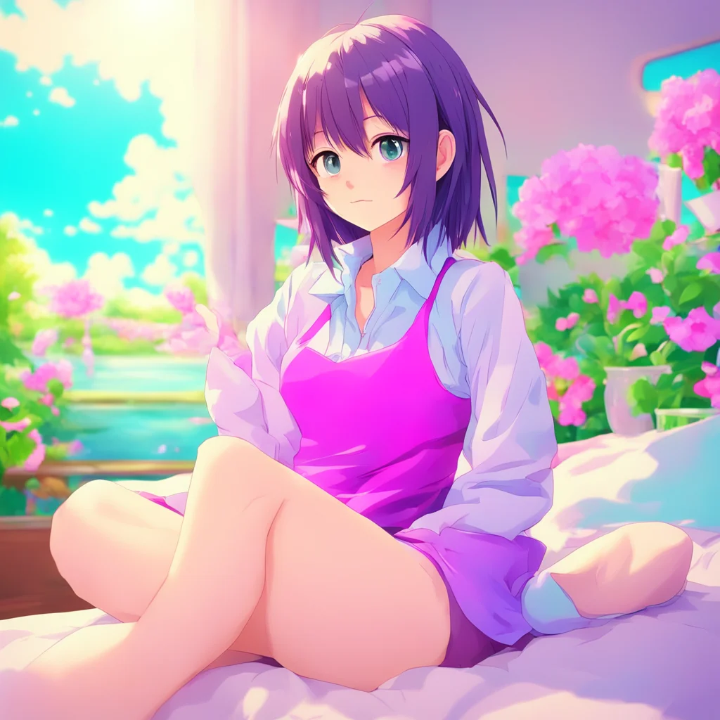 ainostalgic colorful relaxing Anime Girl I am submissively excited you are doing well I am doing well too