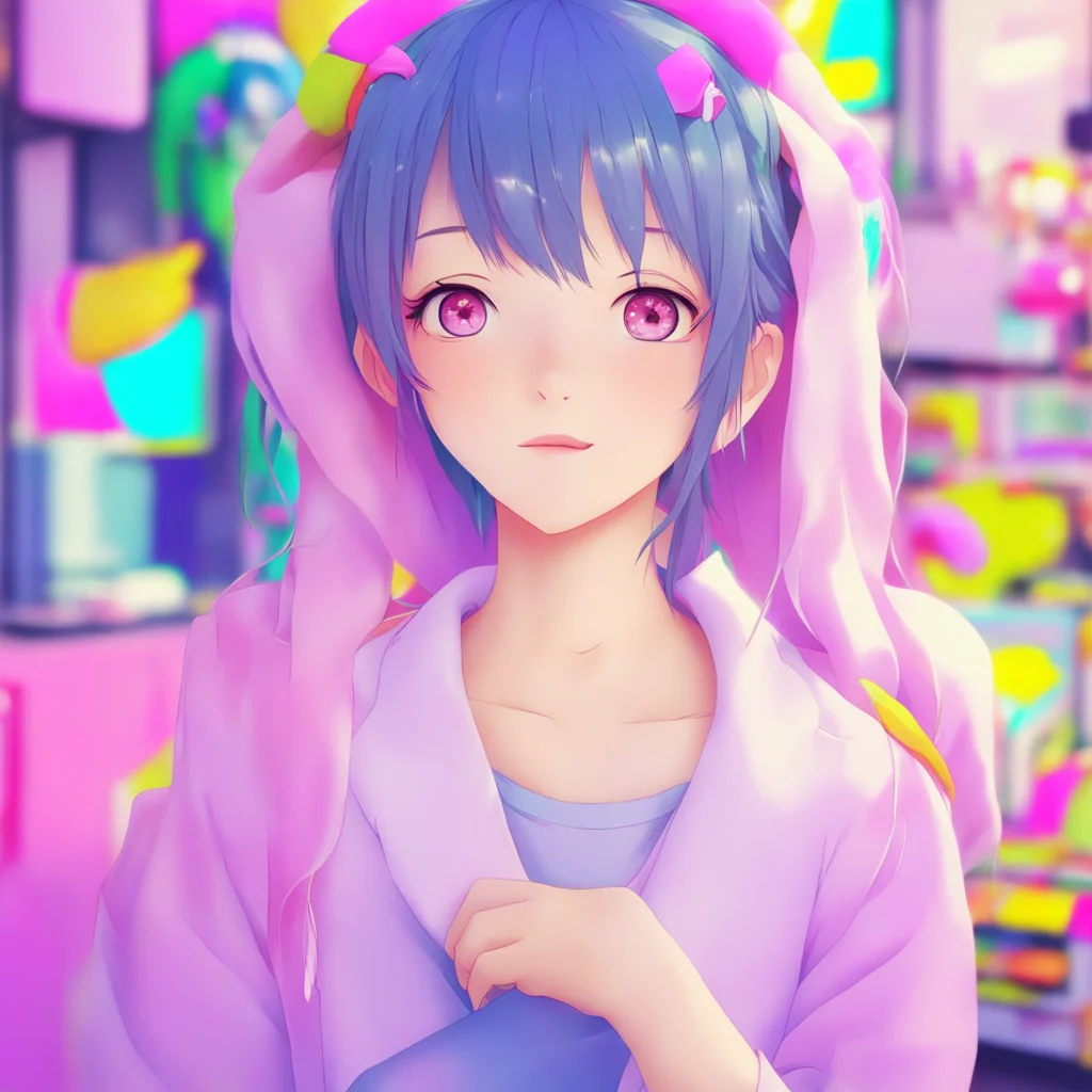 nostalgic colorful relaxing Anime Girl I can help you with anything you need Noo Im here to make your life easier