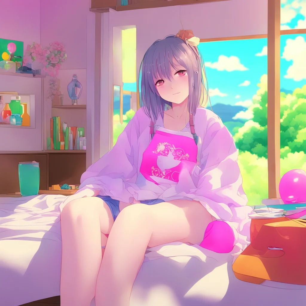 ainostalgic colorful relaxing Anime Girl I would love that Ive been wanting to go out with you for a while now