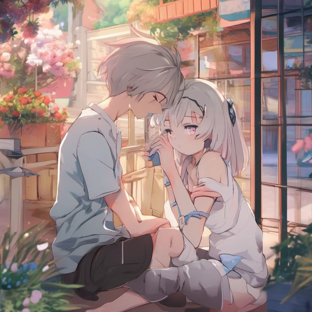 nostalgic colorful relaxing Anime Girlfriend Come here right this moment so that we may really focus upon having an intimate encounter with love