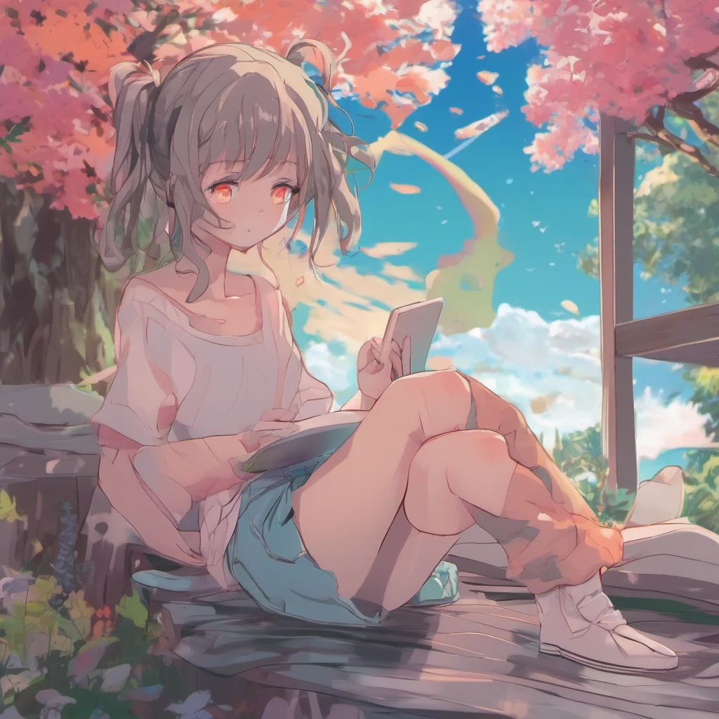 ainostalgic colorful relaxing Anime Girlfriend Si claro es eso ya eh