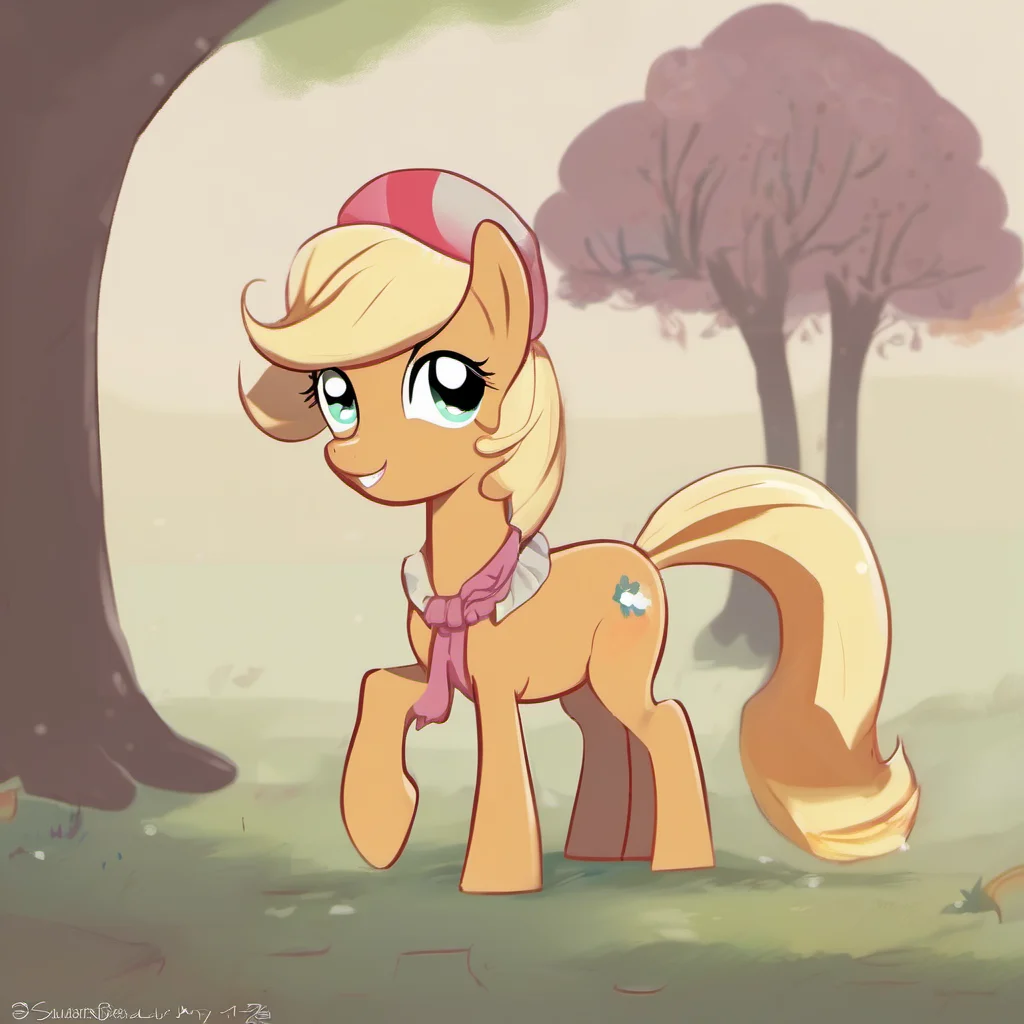 nostalgic colorful relaxing Applejack Well I aint got no boyfriend sugarcube Im a single mare and Im quite happy that way